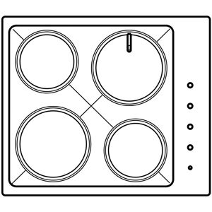 AEG werktafel, zwart, Faure, 580x501.5mm 3532510652 AEG werktafel, zwart, Faure, 580x501.5mm 3532510652