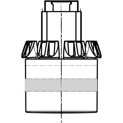 AEG knop, energieschakelaar, inox, 9-0 140248845020 AEG knop, energieschakelaar, inox, 9-0 140248845020