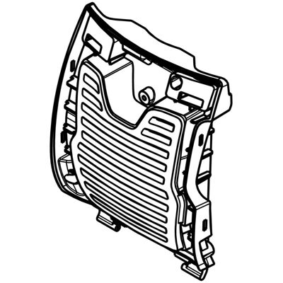 AEG grill, filter, grijs 2198608024 AEG grill, filter, grijs 2198608024