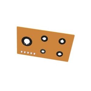 AEG bovenblad, zwart, AEG, 880.5x510mm 140028839102 AEG bovenblad, zwart, AEG, 880.5x510mm 140028839102