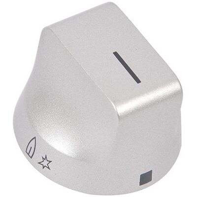 AEG Bedieningsknop kookplaat, zilver 3550377240 AEG Bedieningsknop kookplaat, zilver 3550377240