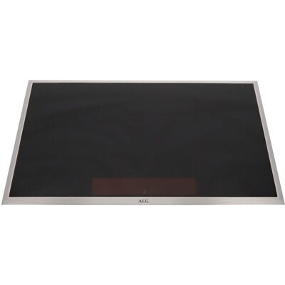 AEG glasplaat met kader, inox, AEG, 766x516mm 5616795117 AEG glasplaat met kader, inox, AEG, 766x516mm 5616795117