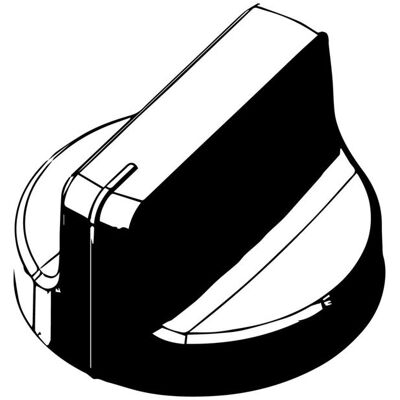 AEG knop, zwart, 140088604057 AEG knop, zwart, 140088604057