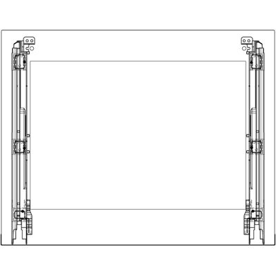 AEG voorste glas, zwart, Electrolux, 596x466mm 140225485642 AEG voorste glas, zwart, Electrolux, 596x466mm 140225485642