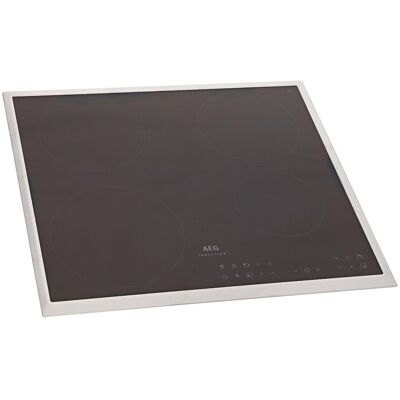 AEG glasplaat met kader, inox, AEG, 576x516mm 8583058137750 AEG glasplaat met kader, inox, AEG, 576x516mm 8583058137750