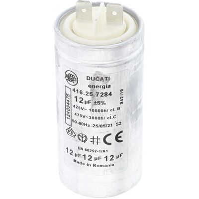 AEG condensator, 12µF 1240344752 AEG condensator, 12µF 1240344752