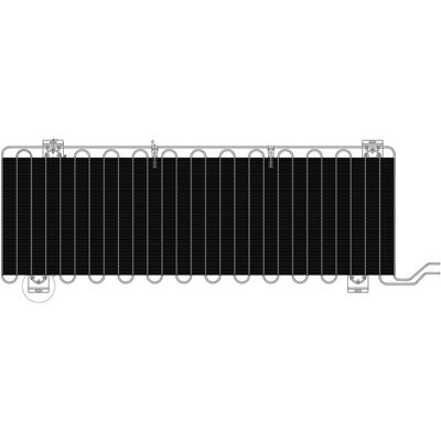 AEG condensator, 524x1350mm 140166747067 AEG condensator, 524x1350mm 140166747067