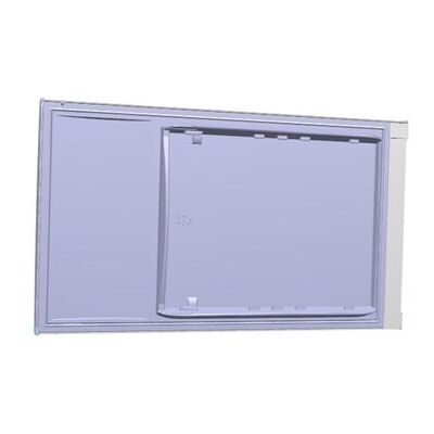 AEG - Koelkastdeur - Inox - 590 AEG - Koelkastdeur - Inox - 590
