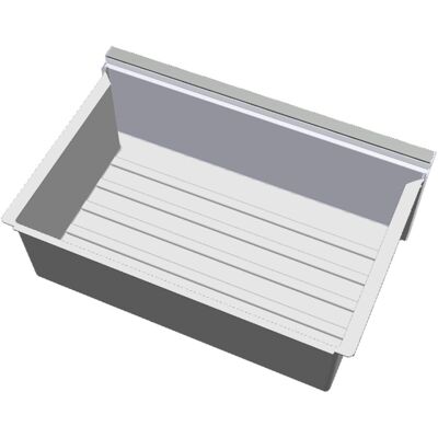 AEG groentenbak, kompleet, neutraal, 7902, 600x210mm 140189545050 AEG groentenbak, kompleet, neutraal, 7902, 600x210mm 140189545050