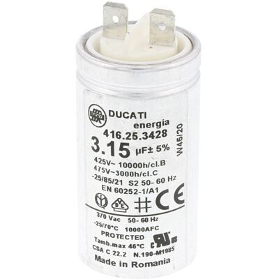 AEG condensator, 3,15 MF 416.25.XX.YY 4055347597 AEG condensator, 3,15 MF 416.25.XX.YY 4055347597