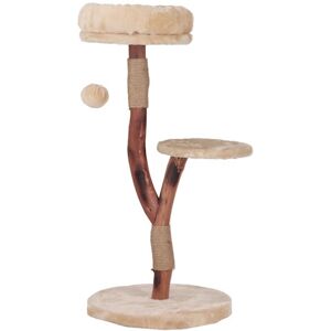 Duvo+ Krabpaal Nina Natural wood 46x40x86cm Duvo+ Krabpaal Nina Natural wood 46x40x86cm