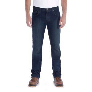 Carhartt Jeans - 2-way stretch taps toelopende denim broek voor heren Blauw - W34 / L36