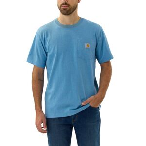 Carhartt Shortsleeve - Relaxed fit heren t-shirt met zak Blauw - L