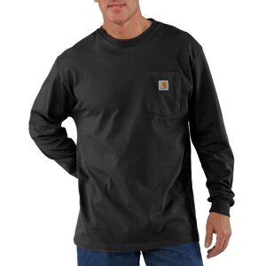 Carhartt Longsleeves - T-shirt met lange mouwen en zakje Zwart - L