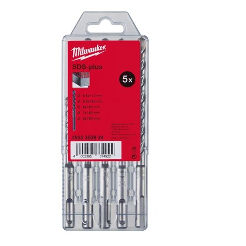 Milwaukee Set SDS-plus Hamerboren (5-delig)