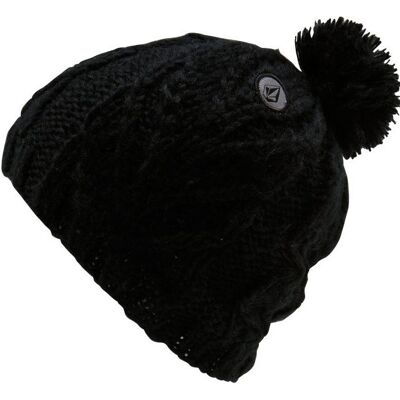 VOLCOM WMN BEANIE LEAF BLACK One Size Woman VOLCOM WMN BEANIE LEAF BLACK One Size Woman