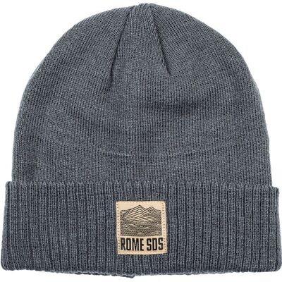 ROME TOPO BEANIE CHARCOAL One Size Unisex ROME TOPO BEANIE CHARCOAL One Size Unisex