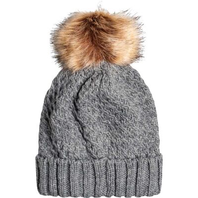 ROXY BLIZZARD BEANIE HEATHER GREY One Size Woman ROXY BLIZZARD BEANIE HEATHER GREY One Size Woman