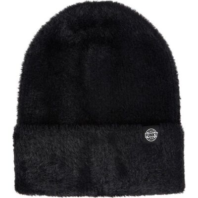 FUNKY FUZZY REGULAR BEANIE BLACK One Size Unisex FUNKY FUZZY REGULAR BEANIE BLACK One Size Unisex