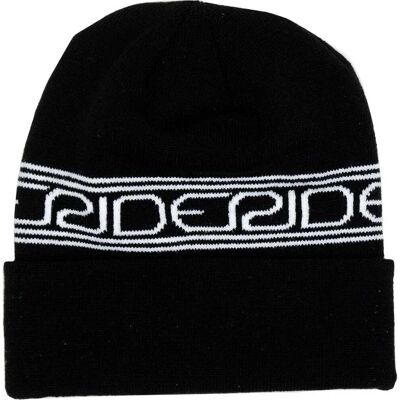 RIDE ZERO LOGO BEANIE BLACK One Size Unisex RIDE ZERO LOGO BEANIE BLACK One Size Unisex