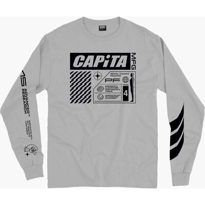 CAPITA MENTAL LS TEE LIGHT GREY S Man CAPITA MENTAL LS TEE LIGHT GREY S Man