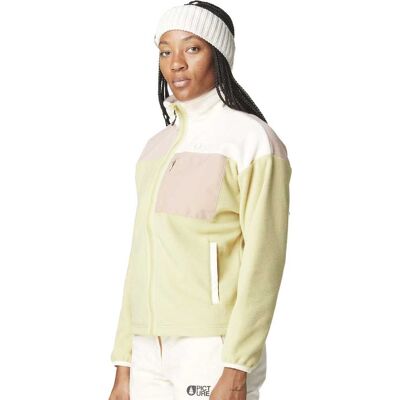 PICTURE ARCCA W FZ FLEECE HEMP ROEBUCK VANILLA XS Woman PICTURE ARCCA W FZ FLEECE HEMP ROEBUCK VANILLA XS Woman