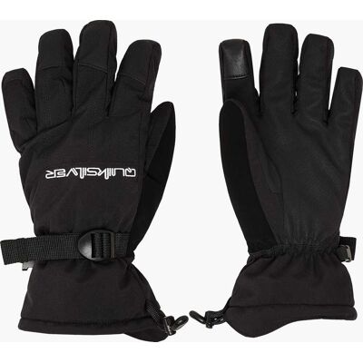 QUIKSILVER MISSION GLOVE TRUE BLACK L Man QUIKSILVER MISSION GLOVE TRUE BLACK L Man