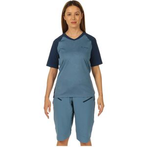 VAUDE Moab Pro Dames set (fietsshirt + fietsbroek) dames set (2 artikelen), blauw/grijs female VAUDE Moab Pro Dames set (fietsshirt + fietsbroek) dames set (2 artikelen), blauw/grijs female