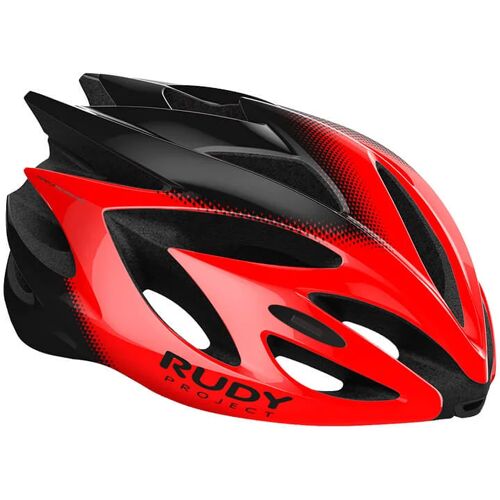 RUDY PROJECT Fietshelm Rush fietshelm, Unisex (dames / heren), Maat M, Fietshelm rood/zwart M male