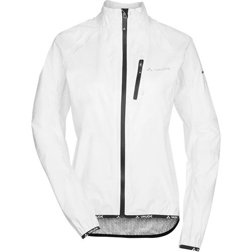 VAUDE Dames regenjack Drop III damesregenjack, Maat 36, Regenjas, Regenkleding wit 36 female