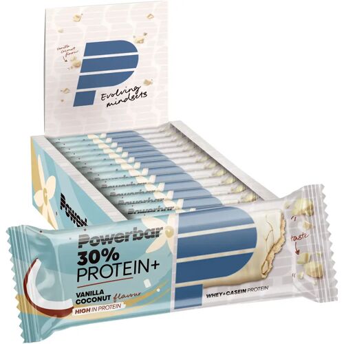 POWERBAR ProteinPlus 30% Vanilla-Coconut 15 stuks/doos reep, Energierepen, Prest male