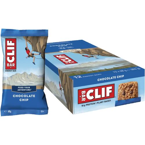 CLIF Bar CLIF Energiereep Chocochip 12 stuks/doos, Energierepen, Prestatievoeding male