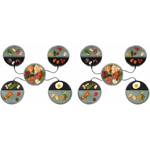 Bourgini Chef's Dinner Party - Gourmetstel - Glazed Grey - 8 personen - PFAS-vrij Bourgini Chef's Dinner Party - Gourmetstel - Glazed Grey - 8 personen - PFAS-vrij