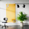 Lintex Glazen schrijfbord Mood Wall, Kleur Lively 460 - Geel, Grootte B100 x H200 cm