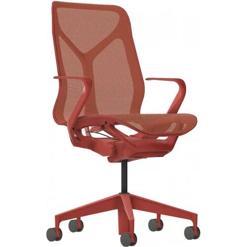 Herman Miller Cosm, Mid Back - Bureaustoel, Kleur Canyon, Armleuning Vaste armleuningen