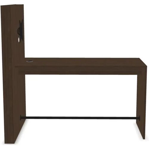 Narbutas Conferentietafel Media Wall, Kleur Black / Dark Walnut