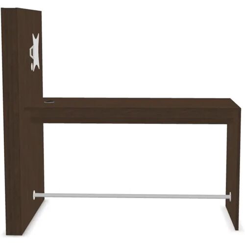 Narbutas Conferentietafel Media Wall, Kleur White / Dark Walnut