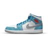 Nike Jordan 1 Mid SE French Blue Light Steel Men blue 41 male