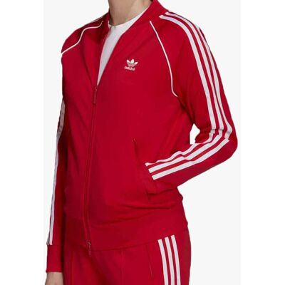 Adidas HE9562 - PRIMEBLUE Trainingsjack - Rood Adidas HE9562 - PRIMEBLUE Trainingsjack - Rood