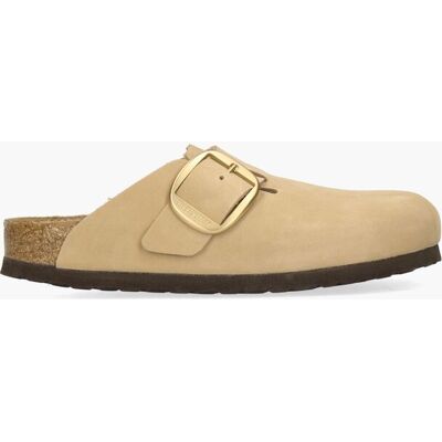 Birkenstock Boston Big Buckle Beige Beige female Birkenstock Boston Big Buckle Beige Beige female