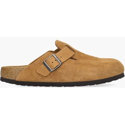 Birkenstock Boston Mixed Leather Cognac Bruin 45 male Birkenstock Boston Mixed Leather Cognac Bruin 45 male