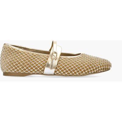 Steve Madden Rejoice-R Flat Shoe Goud Goud 38 female Steve Madden Rejoice-R Flat Shoe Goud Goud 38 female