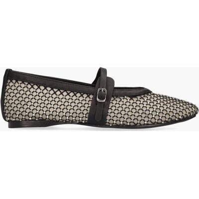 Steve Madden Rejoice-MR Flat Shoe Zwart Zwart 39 female Steve Madden Rejoice-MR Flat Shoe Zwart Zwart 39 female