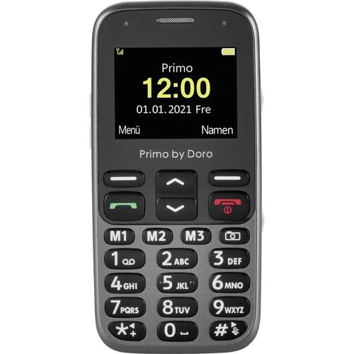 Primo by DORO 218 Senioren mobiele telefoon SOS-knop Zwart