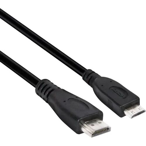 club3D CAC-1350 HDMI-kabel HDMI Aansluitkabel HDMI-mini-C-stekker, HDMI-A-stekker 1.00 m Zwart