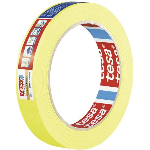 tesa PRECISION 04334-00004-00 Maskeertape Präzisionskrepp Geel (l x b) 50 m x 50 mm 1 stuk(s)