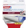 tesa Tesa Klittenband voor tapijt Om vast te plakken (l x b) 10 m x 50 mm Wit 1 stuk(s)