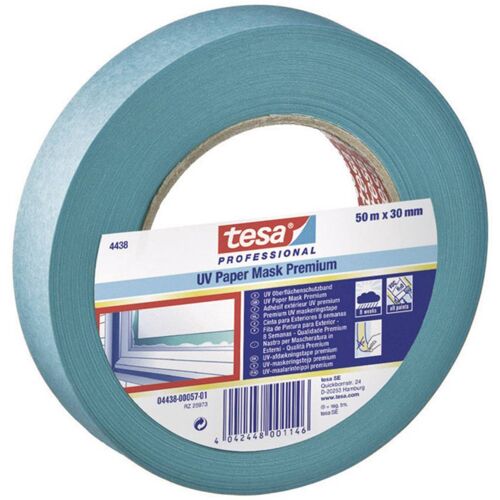 tesa PREMIUM 04438-00012-00 Maskeertape tesakrepp Blauw (l x b) 50 m x 19 mm 1 stuk(s)