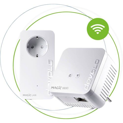 Devolo Magic 1 WiFi mini Starter Kit EU Powerline WiFi starterkit 8568 EU Powerline, WiFi 1200 MBit/s