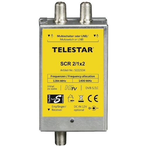 Telestar SCR 2/1x2 Satelliet multiswitch unicable